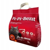 PI-PI-BENT наполнитель для кошачьего туалета Классик комкующийся 5 кг